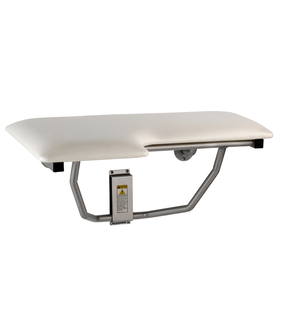 Folding shower seat - right hand side