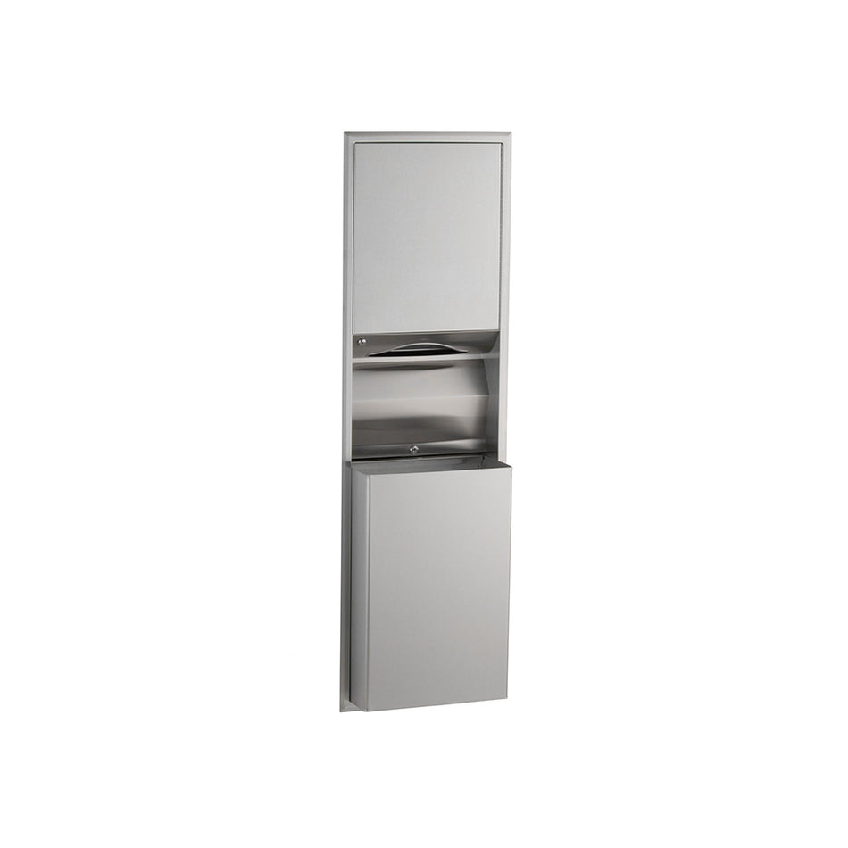 Classic Series Recessed Convertible Paper Towel & Waste Bin 45.5L - B3944