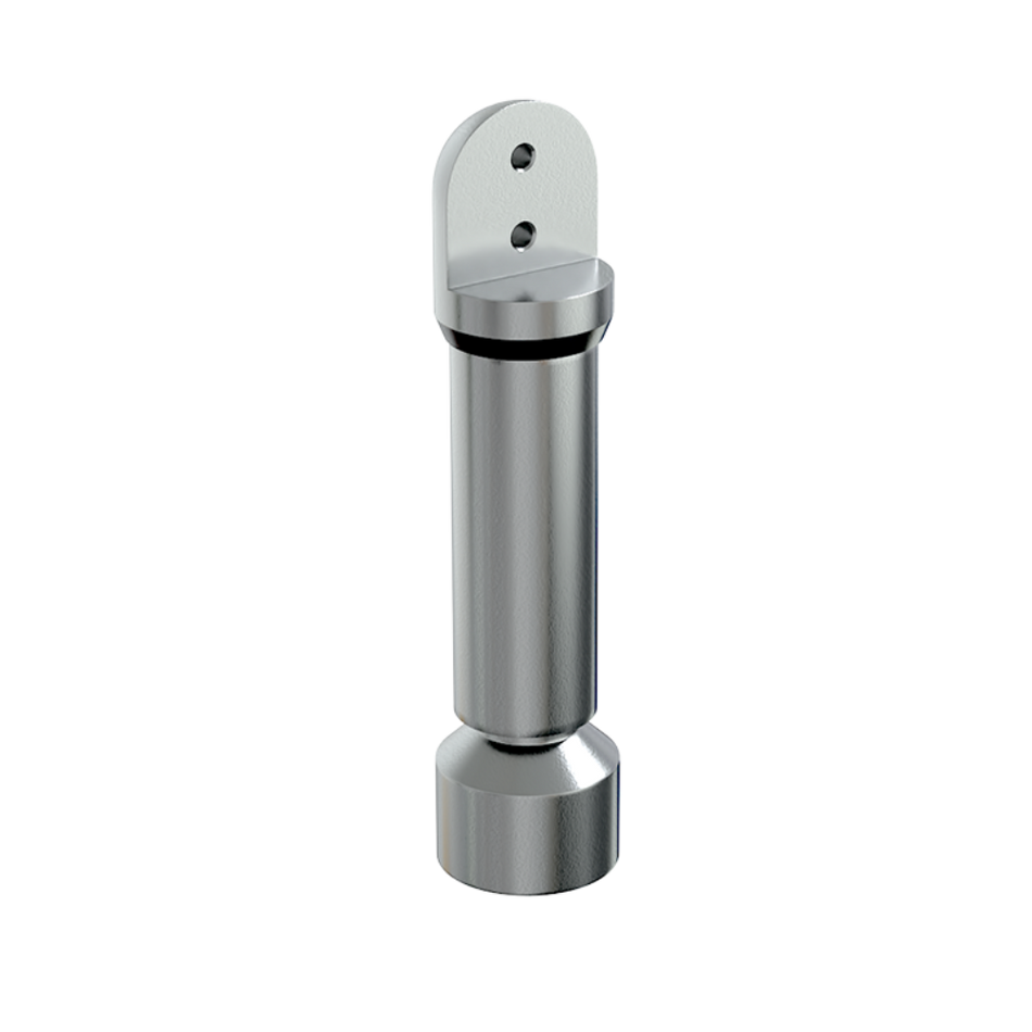 100mm Heavy Duty Full Leg in Aluminium - 120_100AB