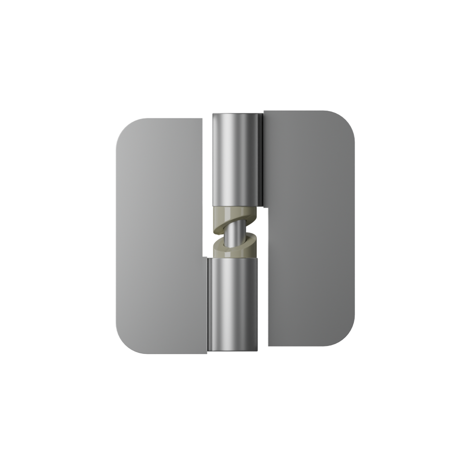 106C Gravity Hinge - Left Hand, Hold Open - in Satin Chrome Plate - 106C_LHHO_SCP