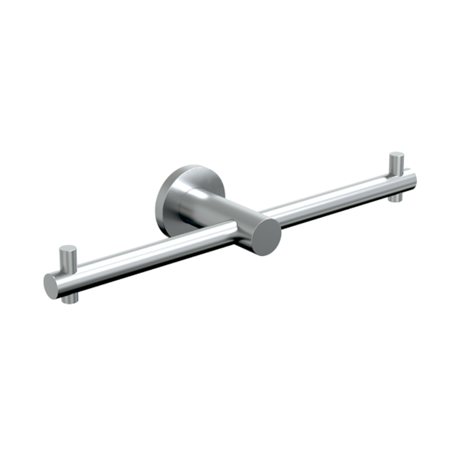 Double Toilet Roll Holder in Satin Stainless Steel - 700_2TRH_SS