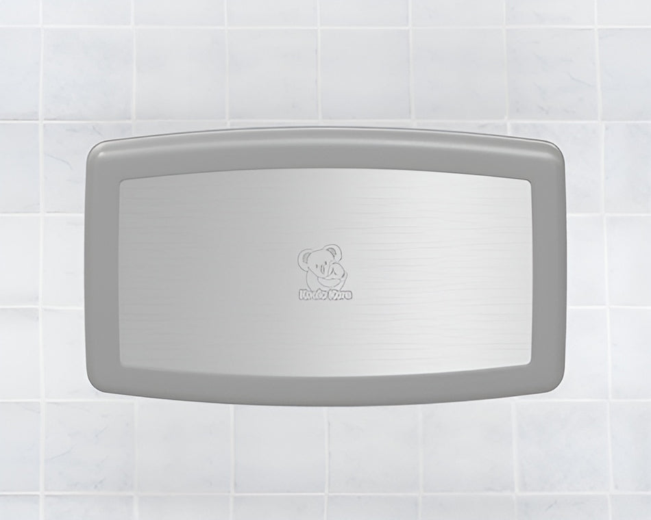 Stainless Steel Baby Change Table - Horizontal Wall Mounted - KB300-01SS / KB300-05SS
