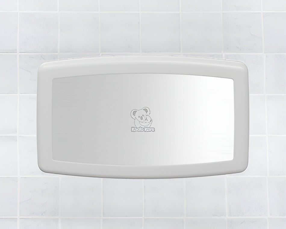 Stainless Steel Baby Change Table - Horizontal Wall Mounted - KB300-01SS / KB300-05SS