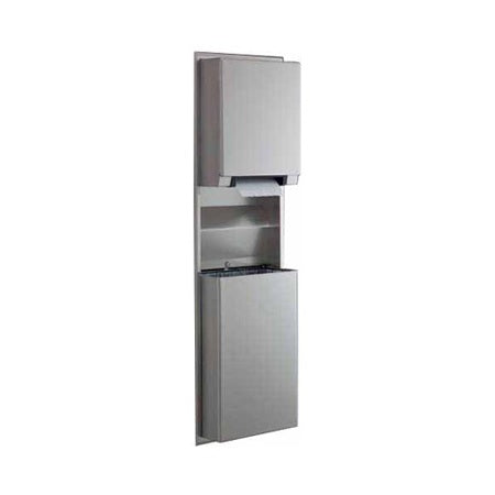 Recessed Convertible Automatic Roll Towel & Waste Bin  - B3974 / B39747