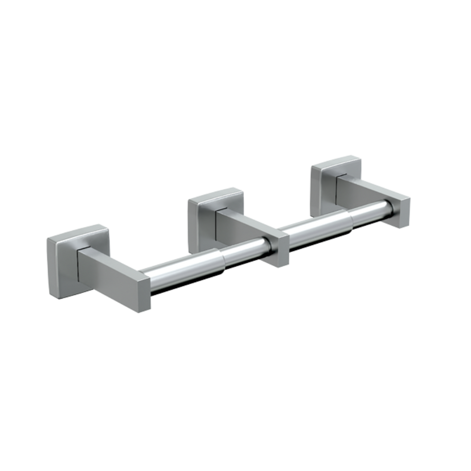 Double Toilet Roll Holder in Satin Stainless Steel - ML256S