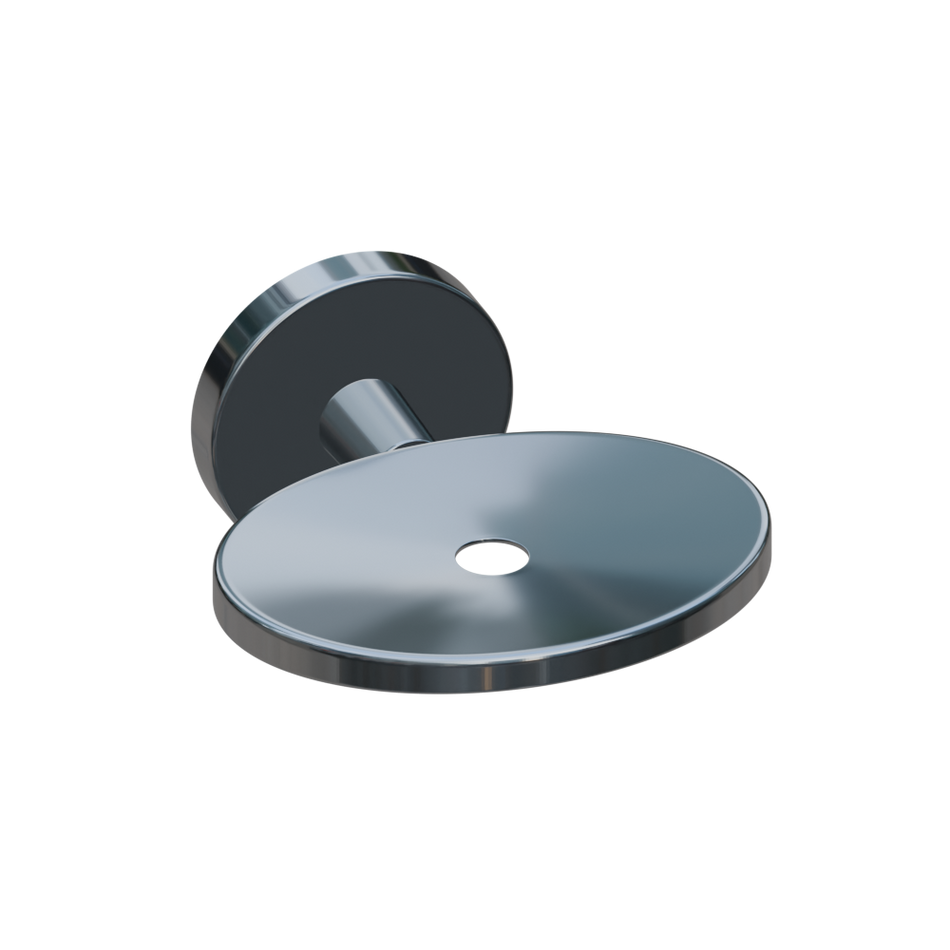 Soap Dish with Drain Hole in Bright Chrome Plate - ML3359B_XH