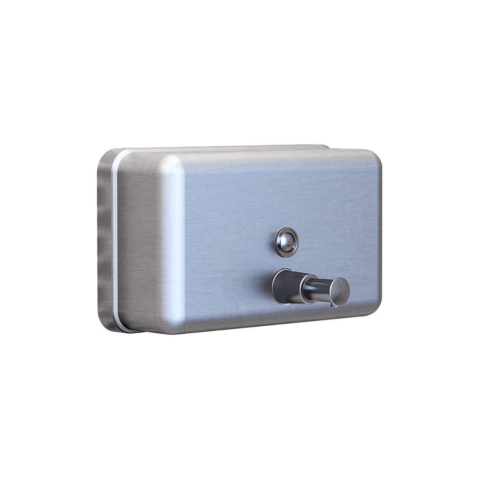 Horizontal Soap Dispenser in Satin Stainless Steel - ML600AS_N