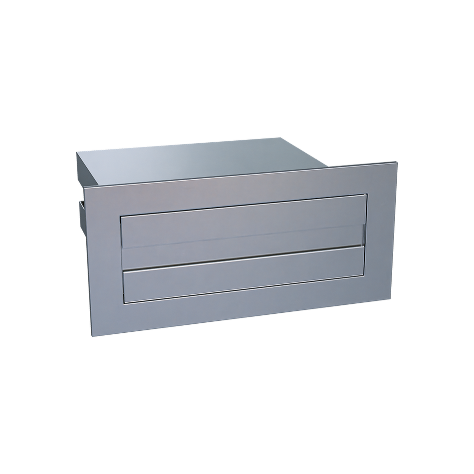 Counter Top Recessed Paper Towel Dispenser in Satin Stainless Steel - ML716_SS