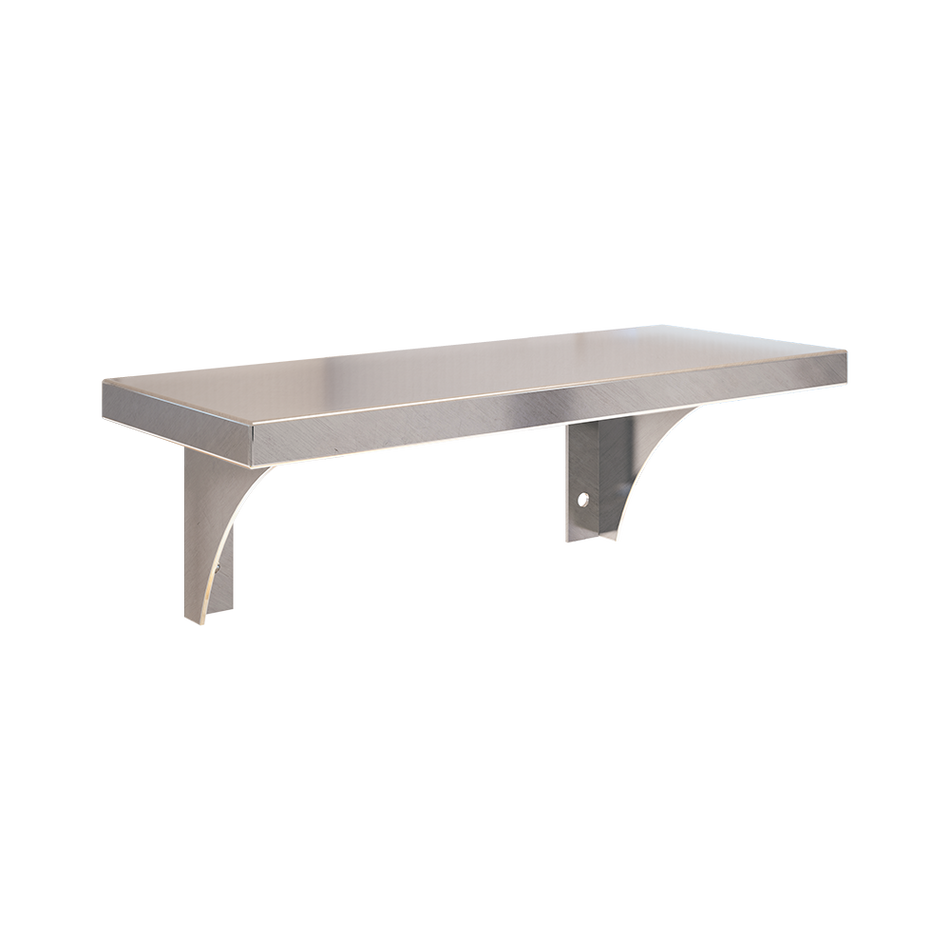 300mm Utility Shelf in Satin Stainless Steel - ML950_12