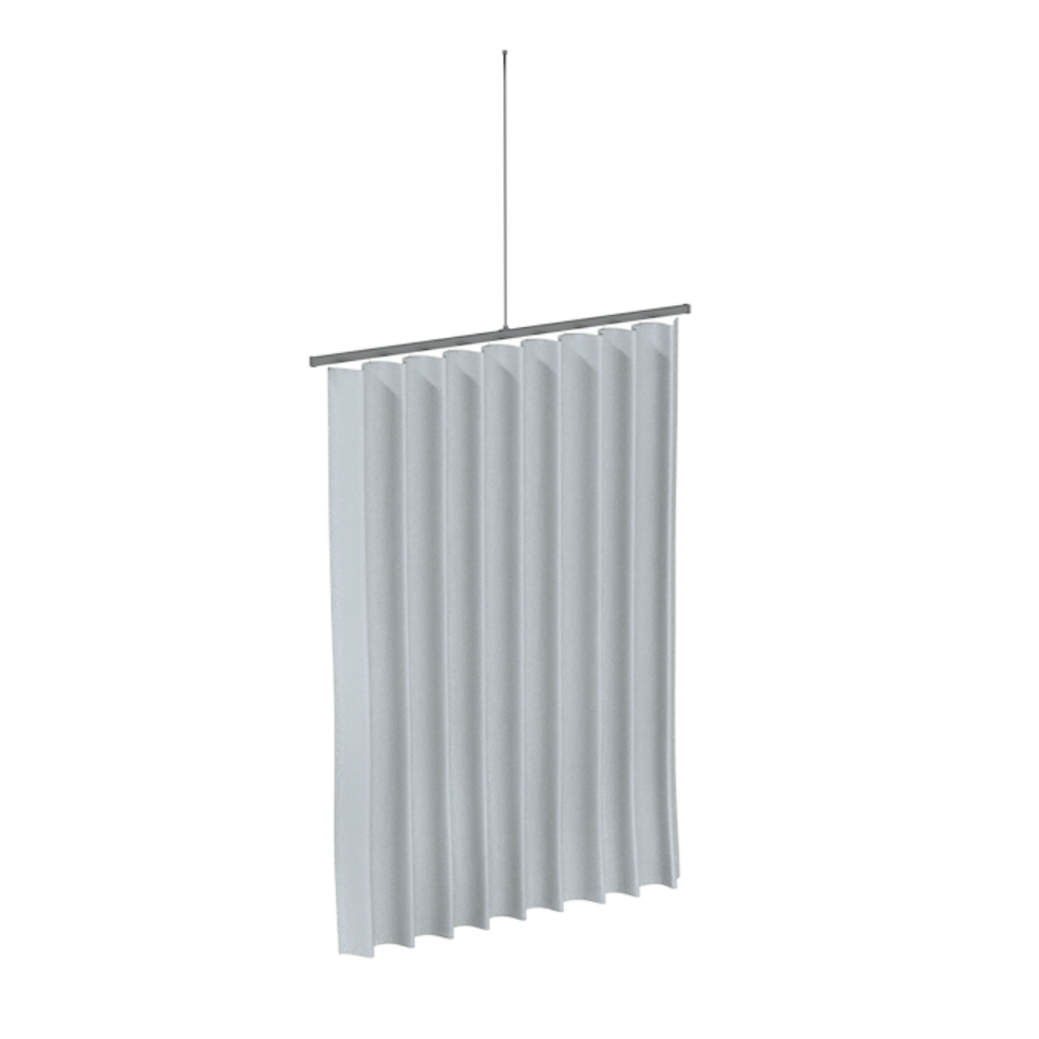 2000mm Micro Shower Straight Curtain Track - SCT_2000MM