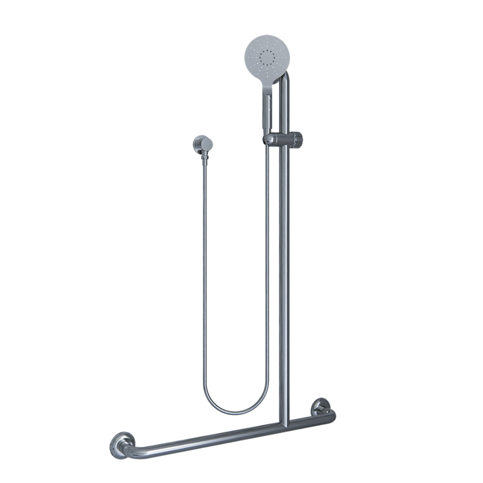 Offset Flush RH Mount Shower Grab Rail Kit - ML_SK108