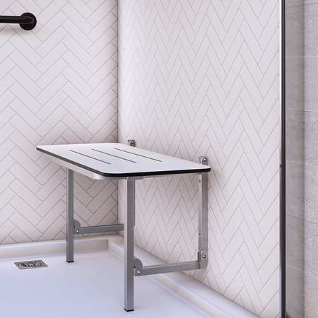 ML_995_CL folding shower seat in washroom