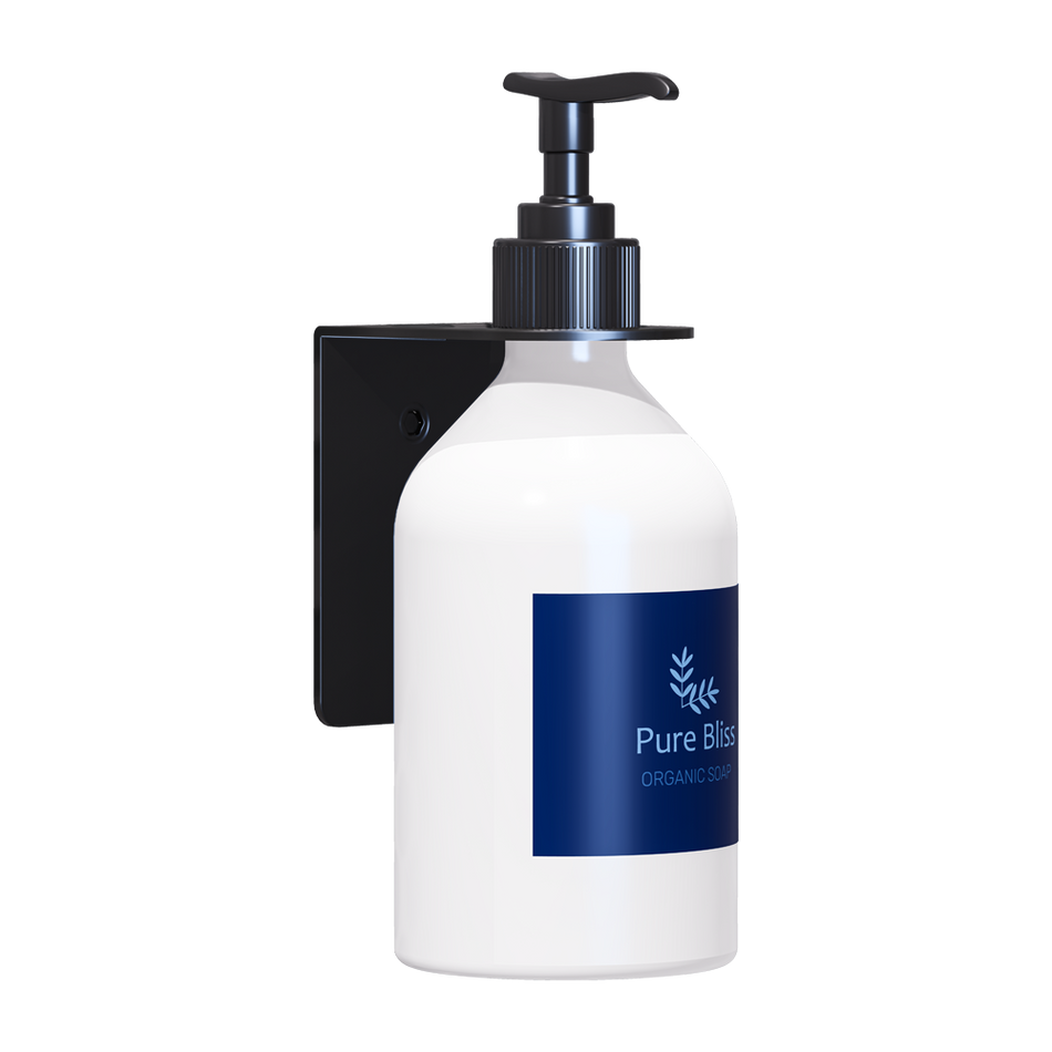 Single Soap Bottle Holder in Designer Black - ML_SBH1_DESIGNER