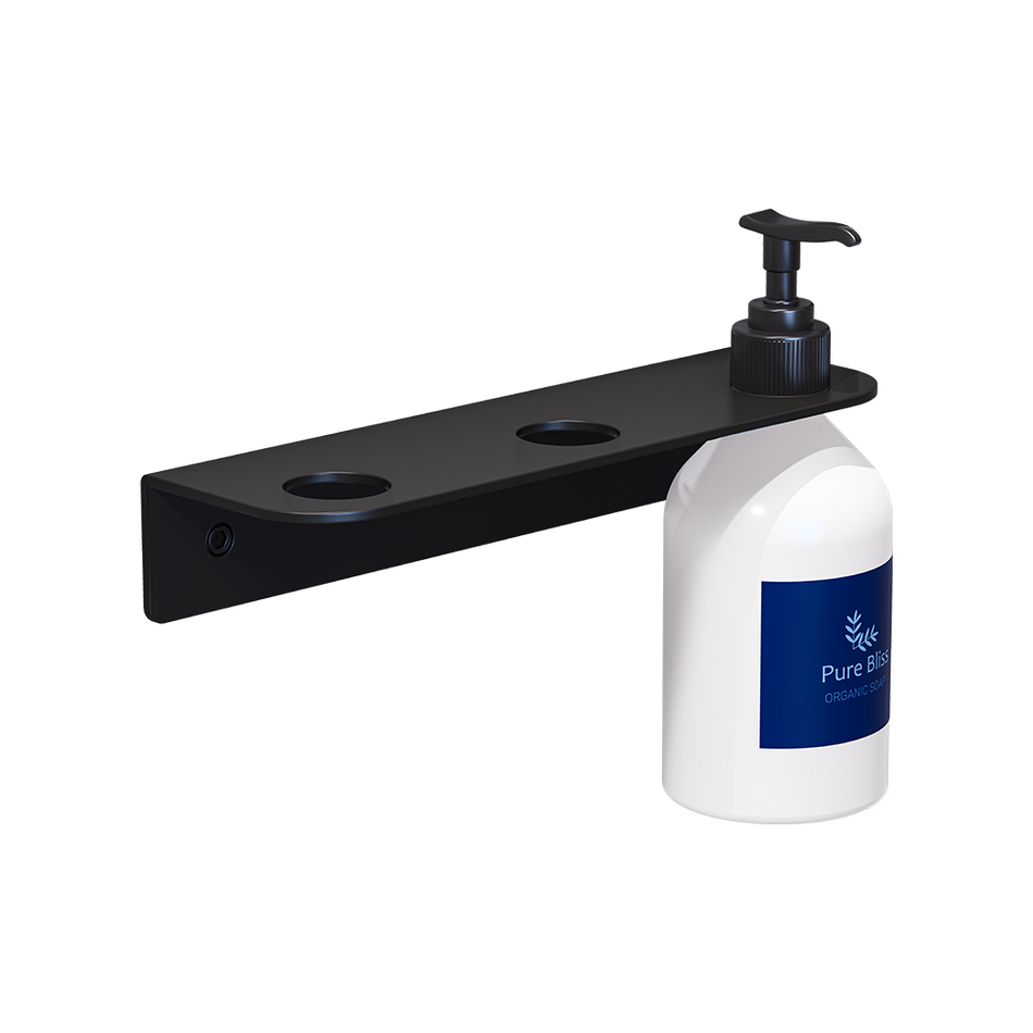 Triple Soap Bottle Holder in Designer Black - ML_SBH3_DESIGNER