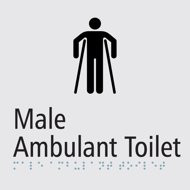 Male Ambulant Toilet Sign - PG04