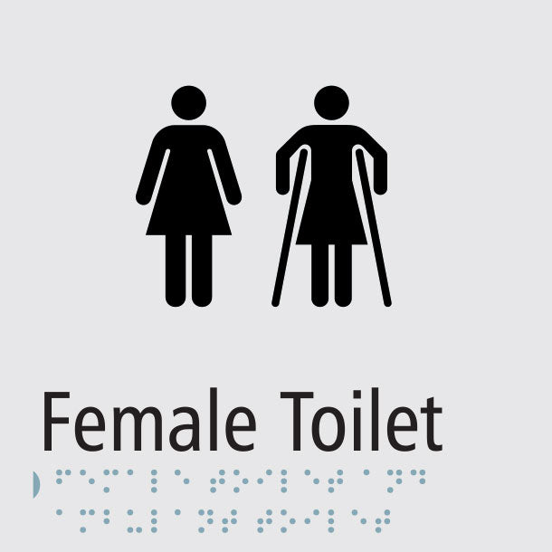 Female Toilet & Ambulant Toilet Sign - PG07