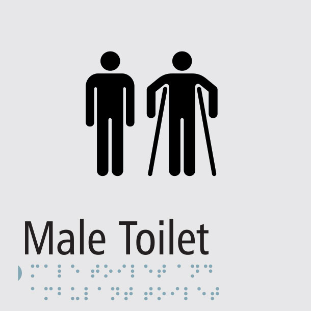 Male Toilet & Ambulant Toilet Sign - PG08