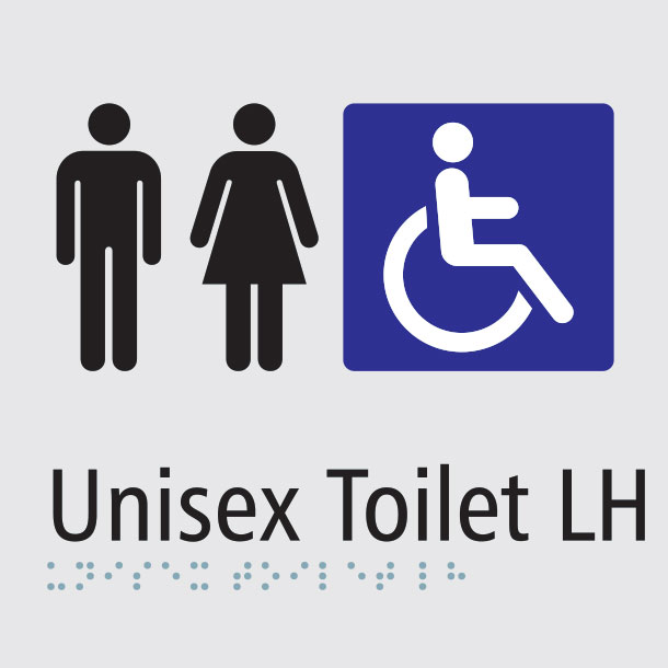 Unisex Toilet LH Sign - PG09