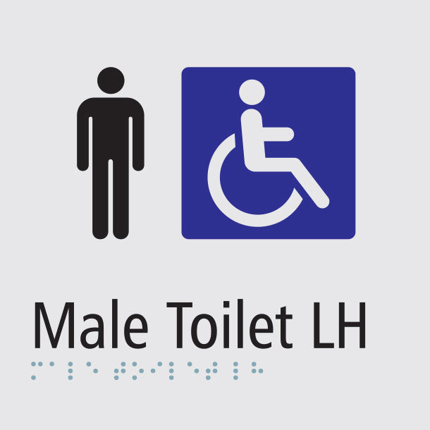 Male Toilet LH Sign - PG11