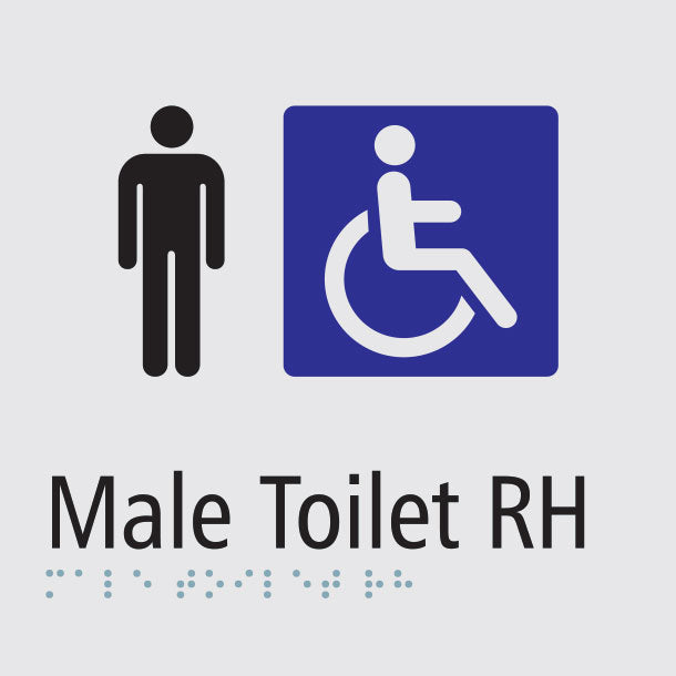 Male Toilet RH Sign - PG12
