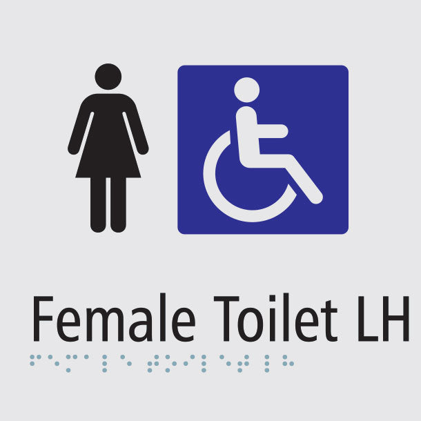 Female Toilet LH Sign - PG13