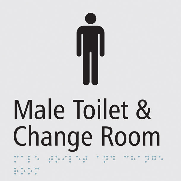 Male Toilet & Change Room Sign - PG26