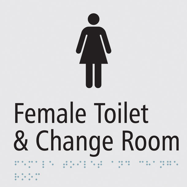 Female Toilet & Change Room Sign - PG27