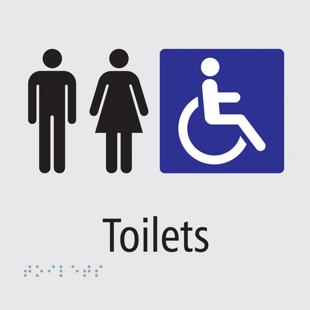 Unisex Toilets & UAT Sign - PG34