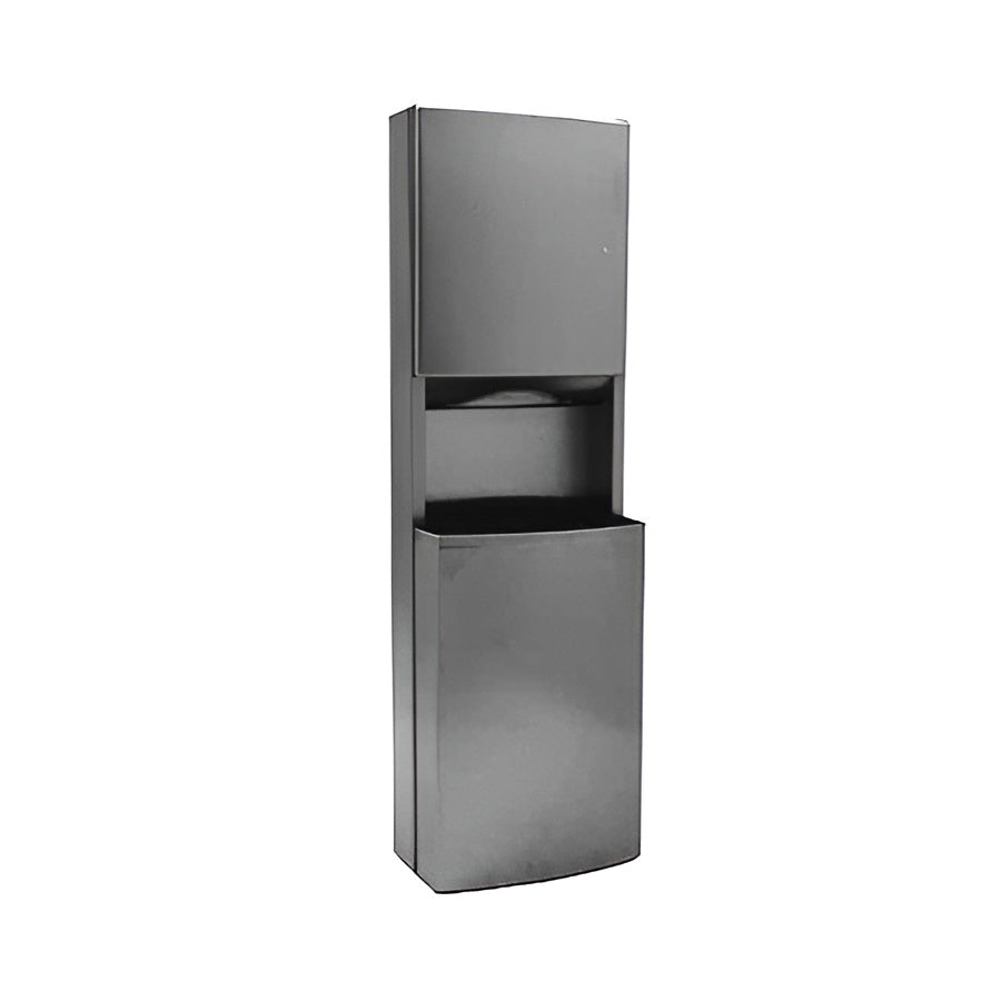 Contura® Series Surface-Mounted Paper Towel Dispenser / Waste Bin - 53.8 Litres - B43949