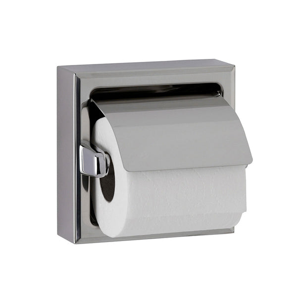 Surface Mounted Single Toilet Paper Holder With Hood - B6699 / B66997