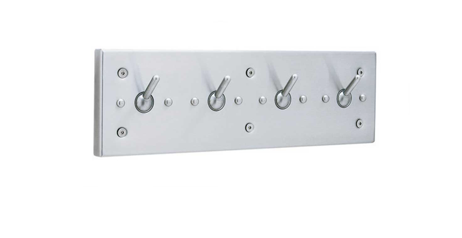 Vandal Resistant Clothes Hook Strip - B985